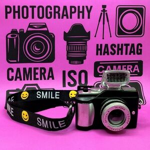 Mini Camera w/ Flash and Sound Effects for Labubu | NWOT